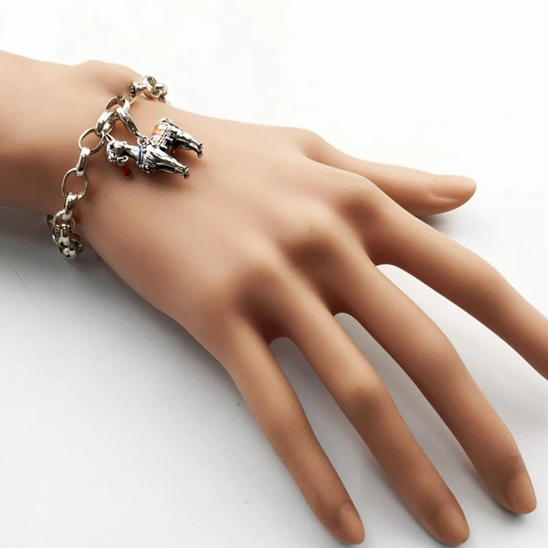 Animal Pendant Bracelet Pendant 925 Silver Lobster Clasp