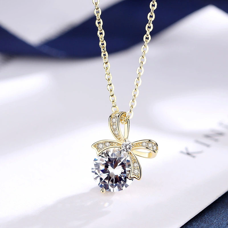 Bowknot pendant temperament clavicle chain