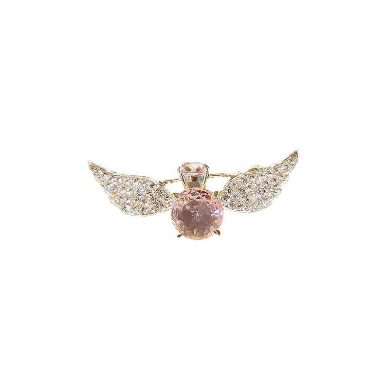 Korean girl with angel wings imitation crystal hairpin