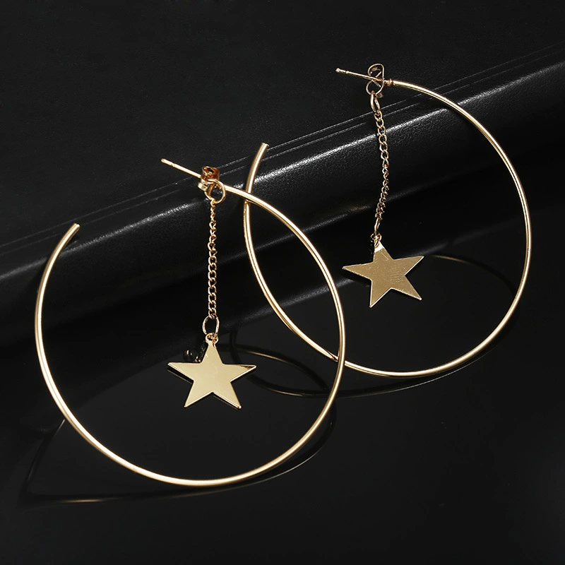 Ring Star Stud Earrings