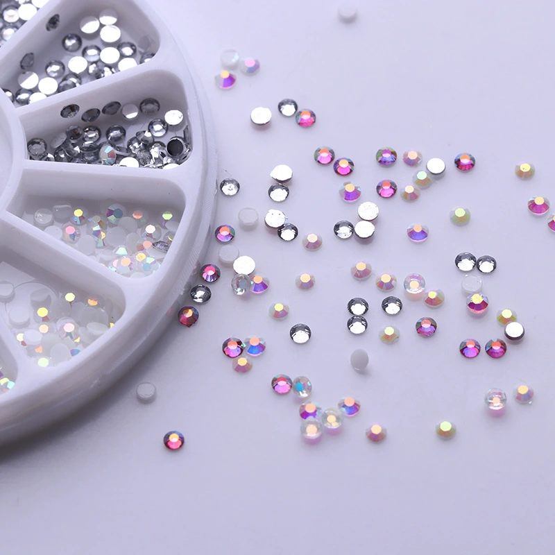 Resin diamond jewelry box nail stickers
