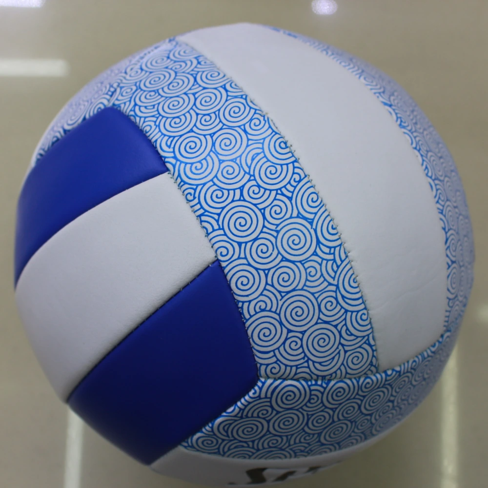 Genuine No. 5 Volleyball Blue and White Porcelain High-foaming Volleyball Soft Volleyball for Senior High School Entrance Examination Standard