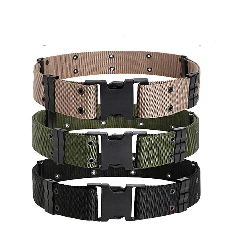 Outer Belt Special Forces CS Tactical Belt Nylon Braided Armed Camouflage Belt Military Training Belt