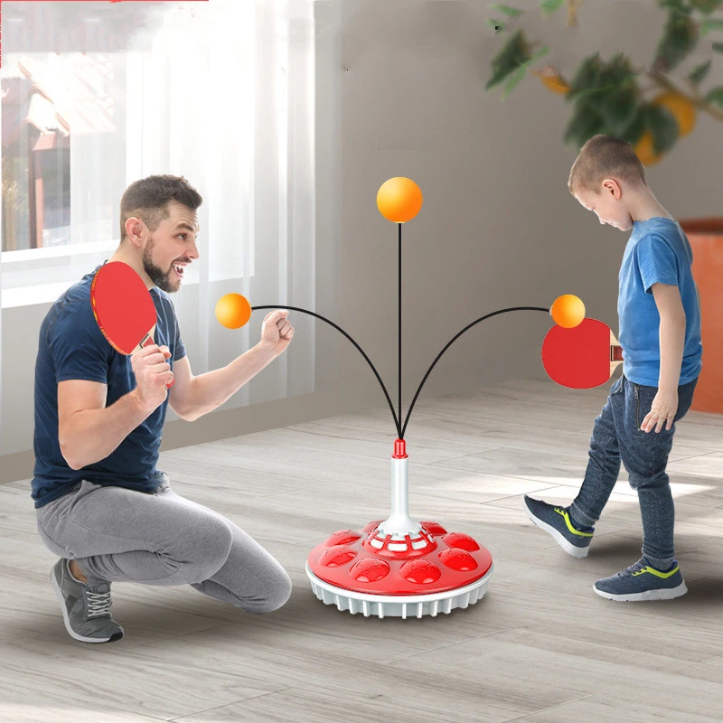 Household Suction Cup Type Self Training Elastic Flexible Shaft Children Parent Child Ball Training Device