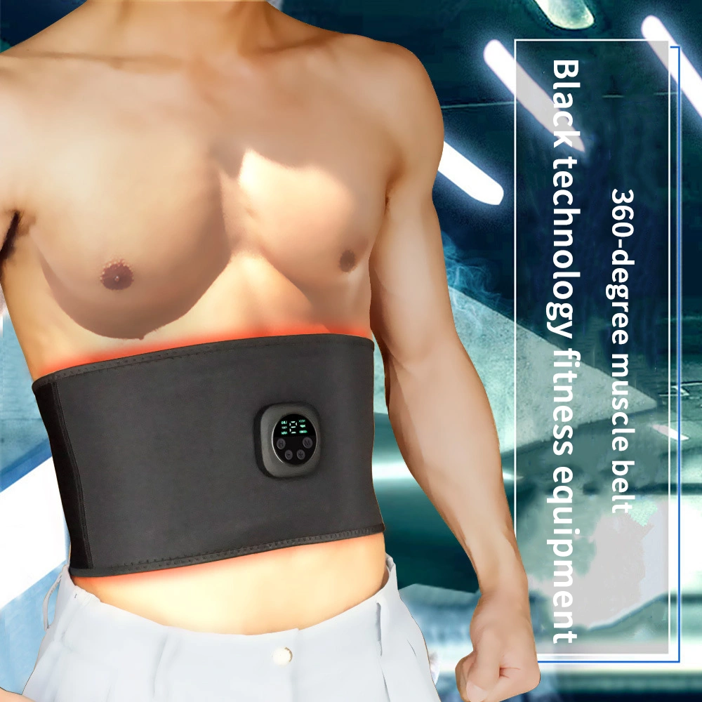 Smart Digital Display Fitness EMS Belt Abdominal Instrument Boxed Abdominal Muscle Trainer Lazy Fitness Artifact