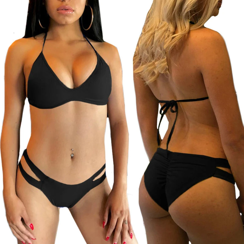 Swimsuit New Bikini Female Sense Three-Point Sexy Underwear Suit