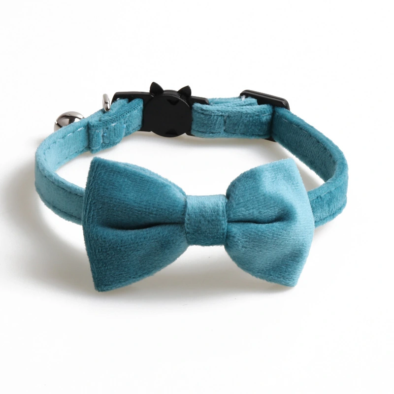 Velvet Pet Collars Bowknot Dog Collars