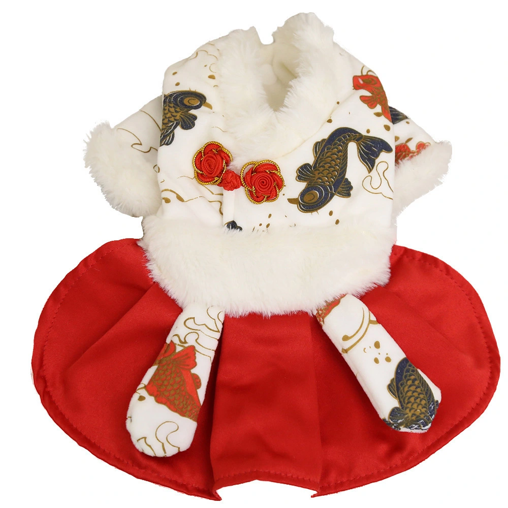 Cat New Year's Clothing Clothes Dog Skirt