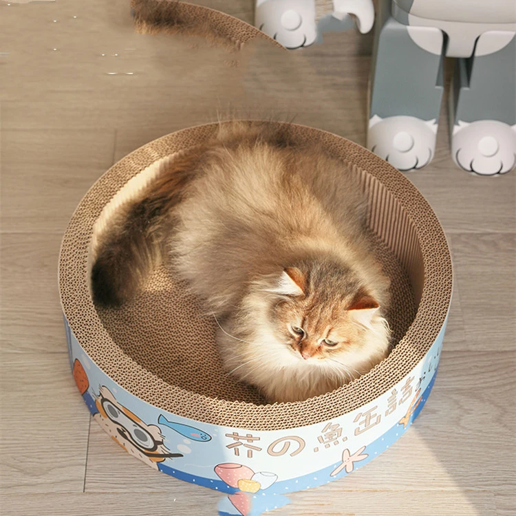 Bowl-shaped Cat Scratcher Cat Litter Grinding Claws Wear-resistant Round