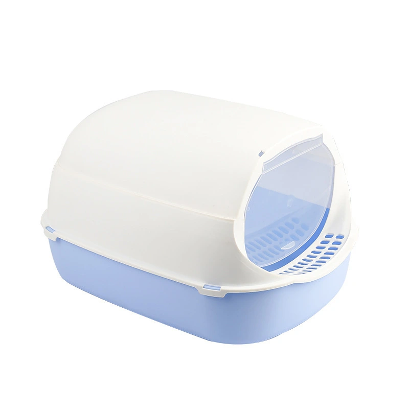 Splash-proof Cat Toilet Fully Enclosed, Foldable And Removable