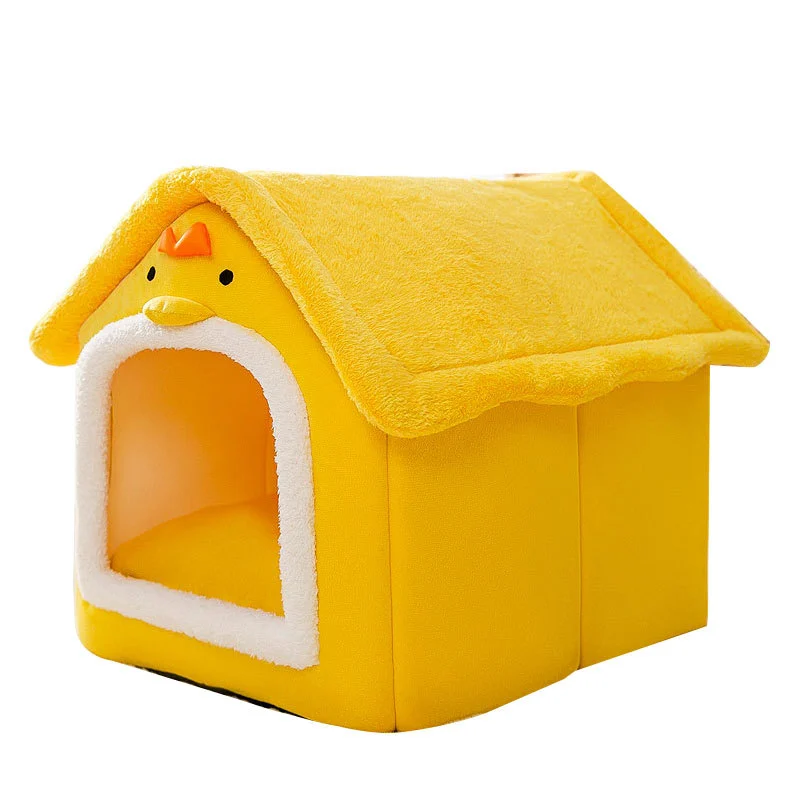 Fully Enclosed Cat Litter With Chick Shape