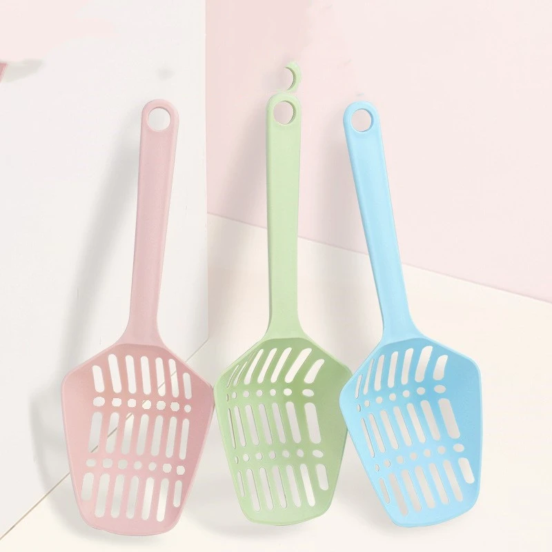 Suits Different Sized Cats Litter Solid Handle Plastic Pet Cat Litter shovel scoop