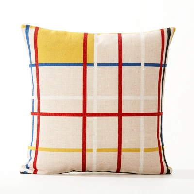 Office cushion pillowcases, car sofa cushion pillowcases, thick cotton and linen pillowcases