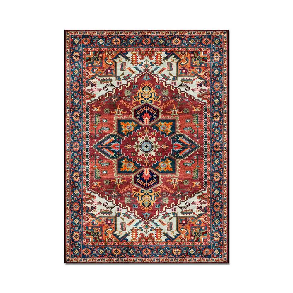 Geometric Ethnic Style Living Room Bedroom Bedside Carpet Floor Mats