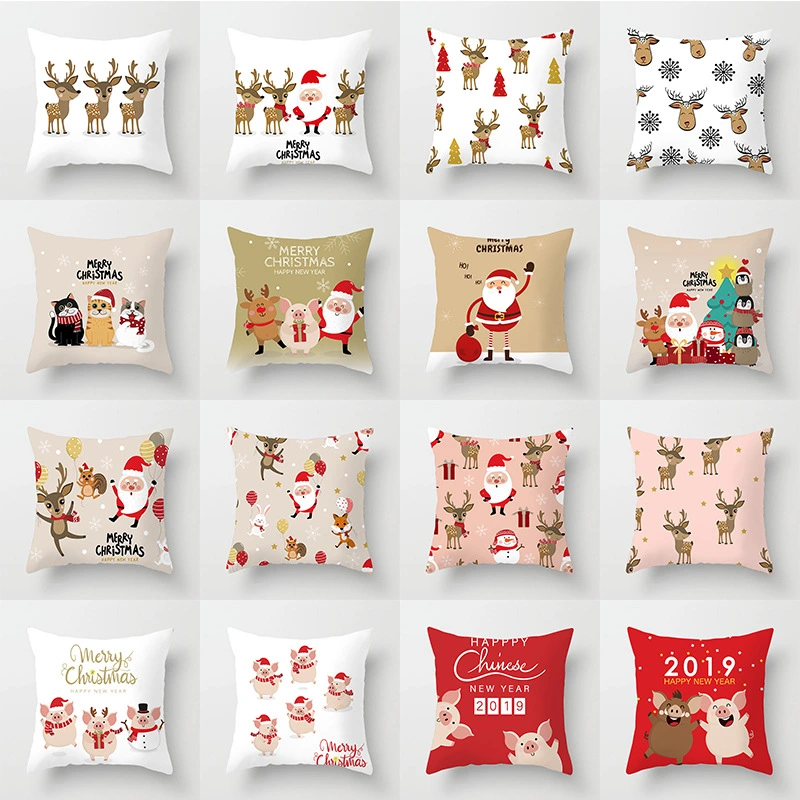 Home Nordic Style Christmas Pillowcase