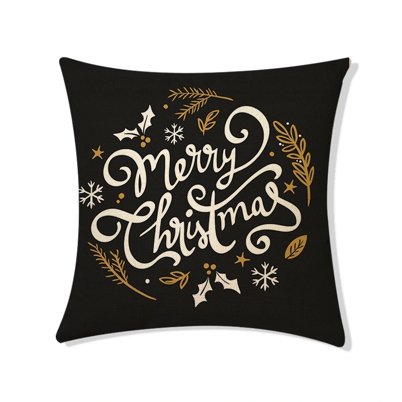 Creative Christmas Element Printing Pillowcase