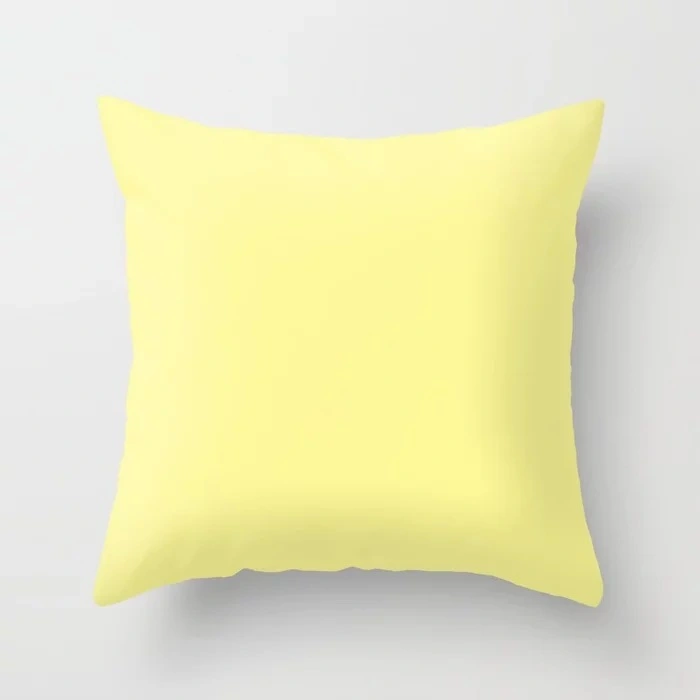 Simple Solid Color Double Sided Printing Pillowcase