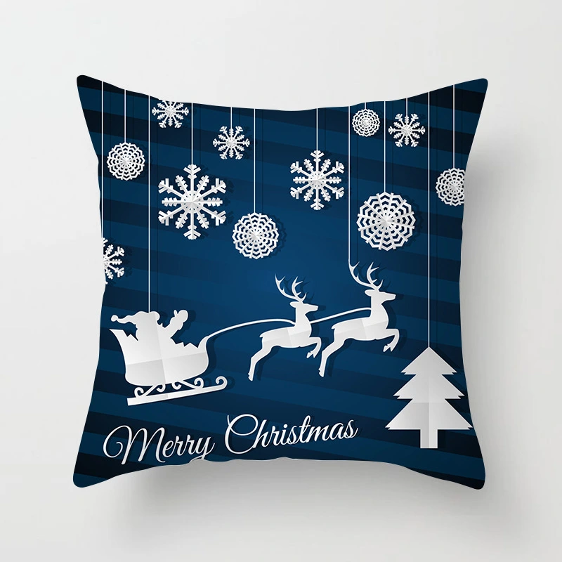 Cartoon printed sofa cushion cushion cover