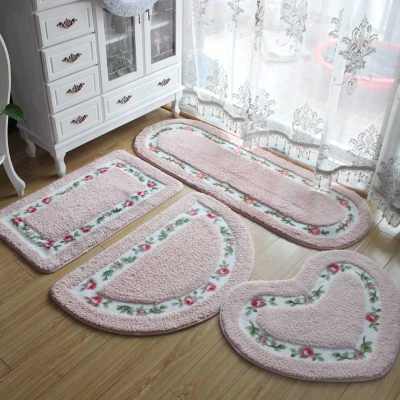 Door mat for household bathroom door mat