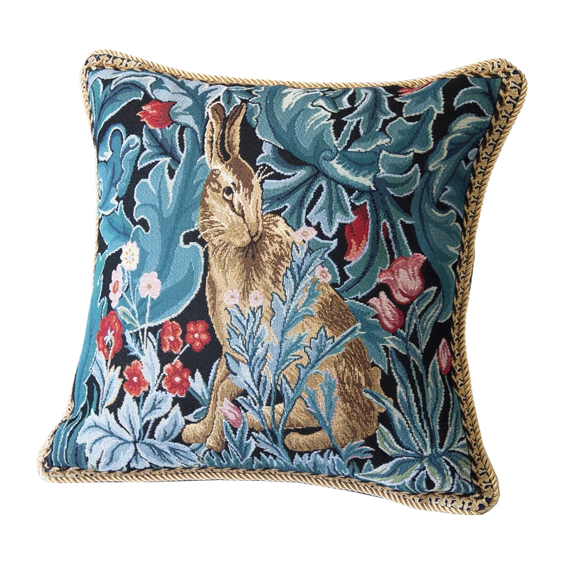 Pillow Gobelin Art Cushion Cover Jacquard