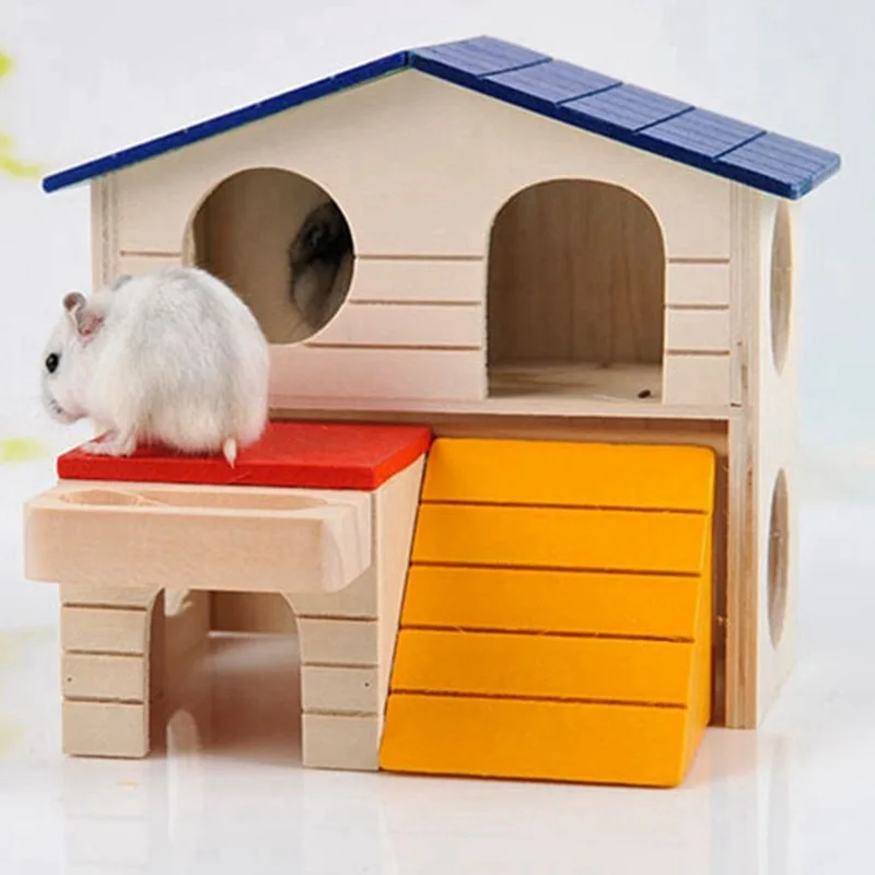 Double storey  small pet color house