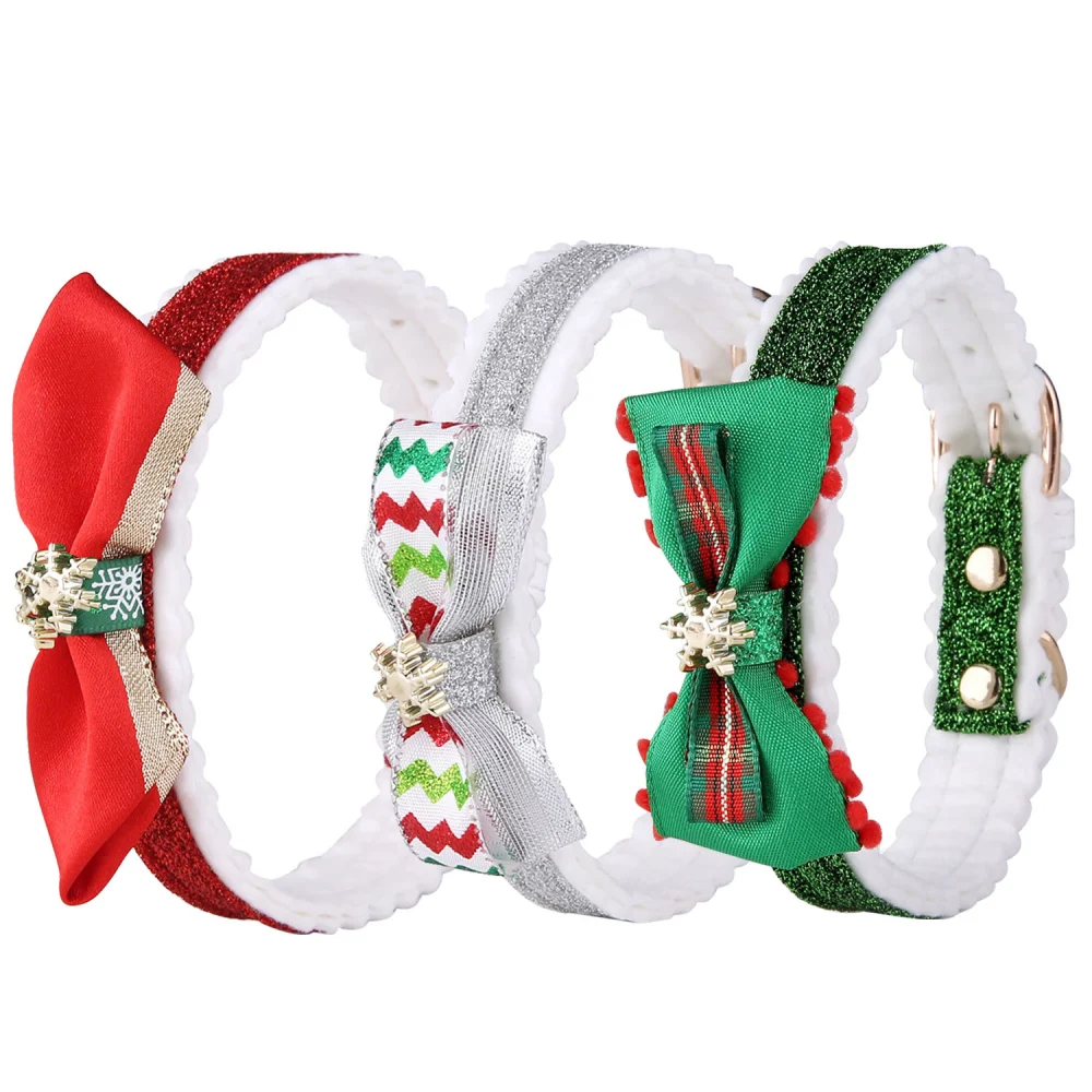 Christmas cat collar