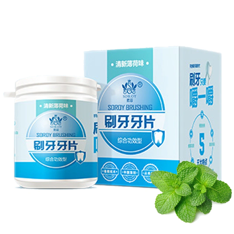 Plain Content Brush Teeth Teeth Powder Solid Toothpaste Whitening Whitening Pregnant Women Children and Adults