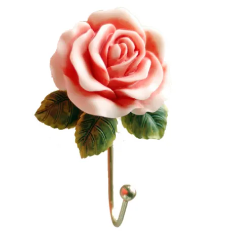 Creative Rose Gift Coat Towel Hook Rose Single Hook