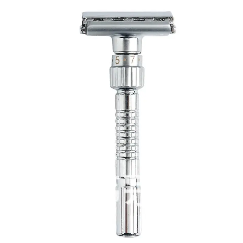 Unscrew Nine-Speed Adjustable Sharpness Alloy Material Old-Fashioned Razor