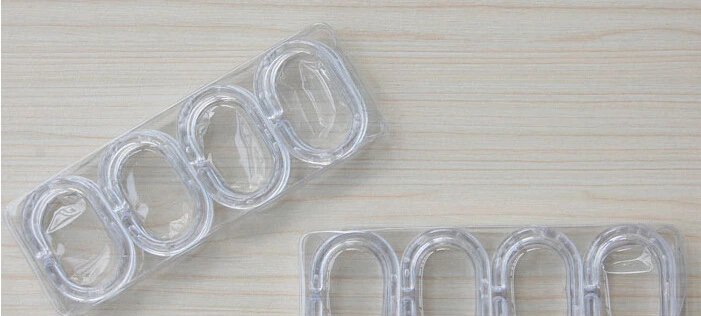 Transparent C-Shaped Shower Curtain Rod Hanging Ring Hook