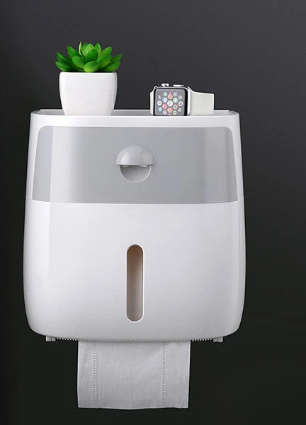 Double-layer Toilet Box, Toilet Rack, Pumping Box, Punch-free Tissue Holder, Toilet Paper Toll Tube