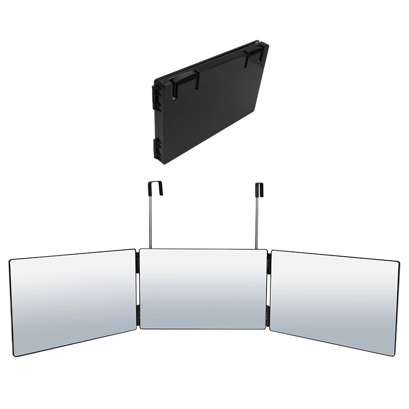 Telescopic Adjustable Hanging Three-sided Folding Mirror