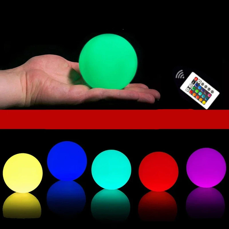 Colorful Remote Control Toy Night Light For Lawn Floating Swimming Pool
