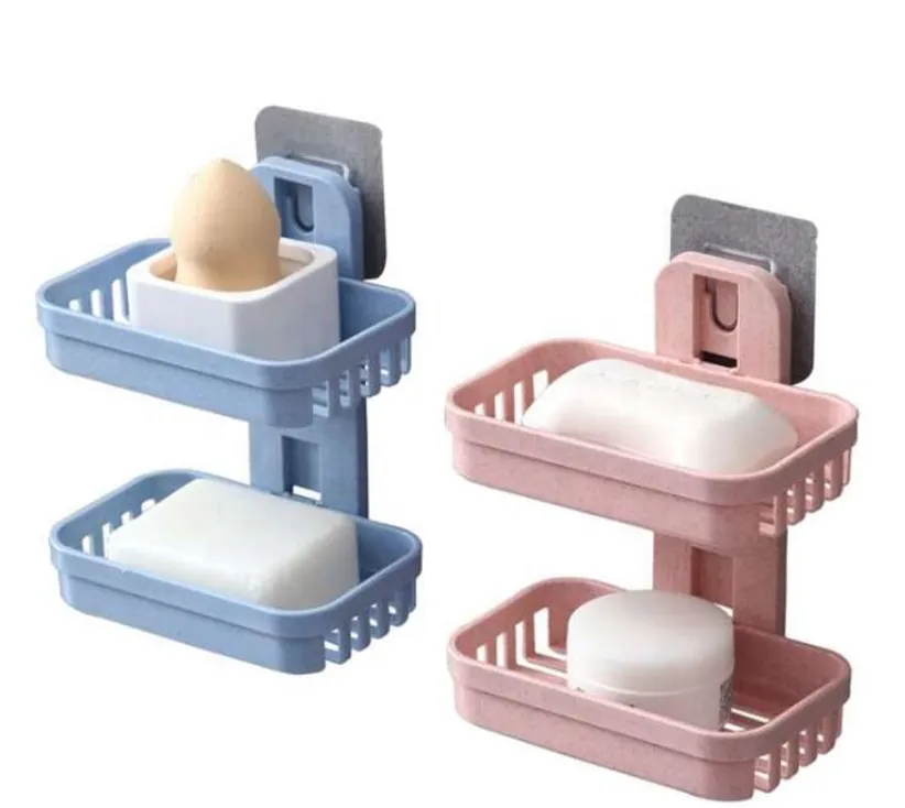 Non-marking Double-layer Hollow Soap Holder