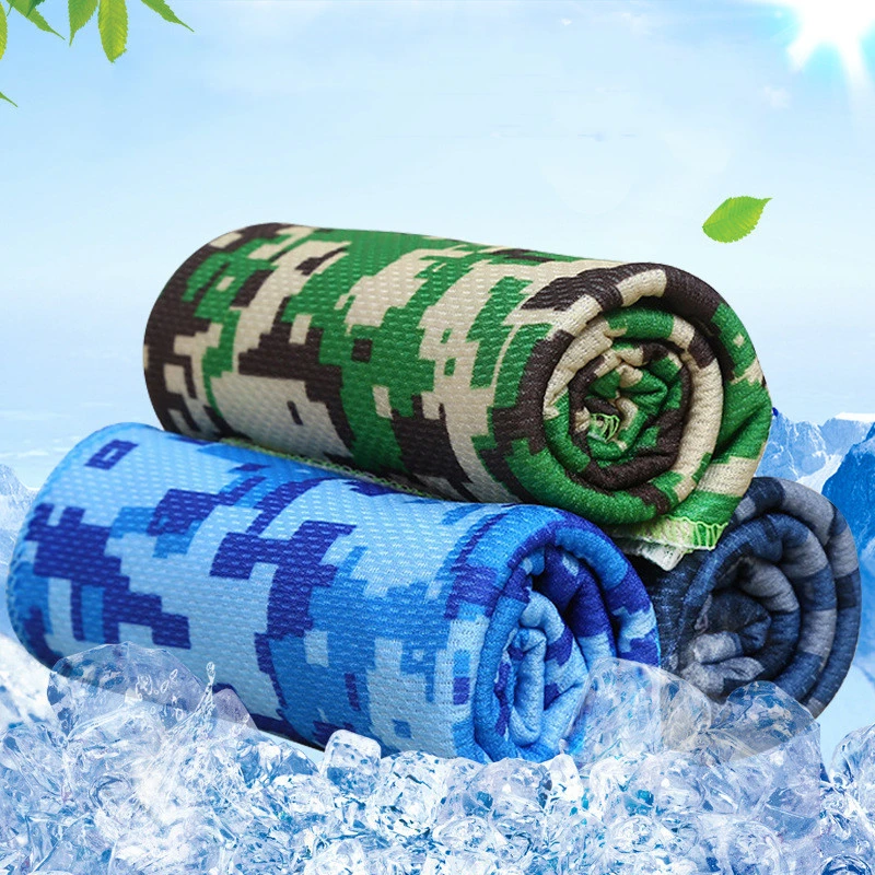 Printed Camouflage Cool Towel Cool Down Sports Towel