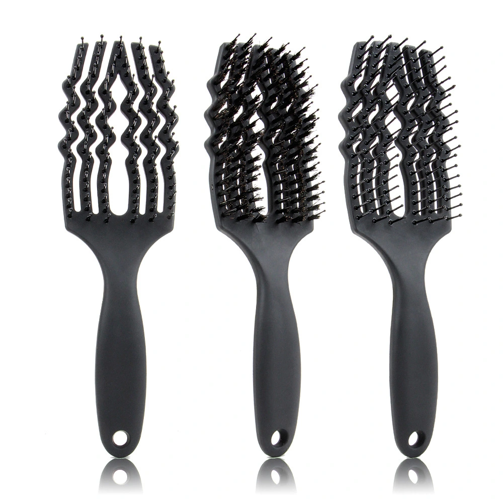 Shun Hair Hollow Massage Comb Blow Hair Styling