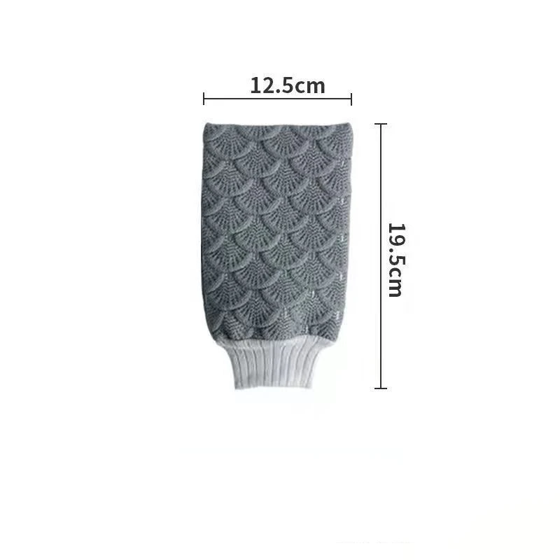 Mermaid Scales Scrubbing Towel Household Rubbing Ash Men And Women Adult Mud Gloves