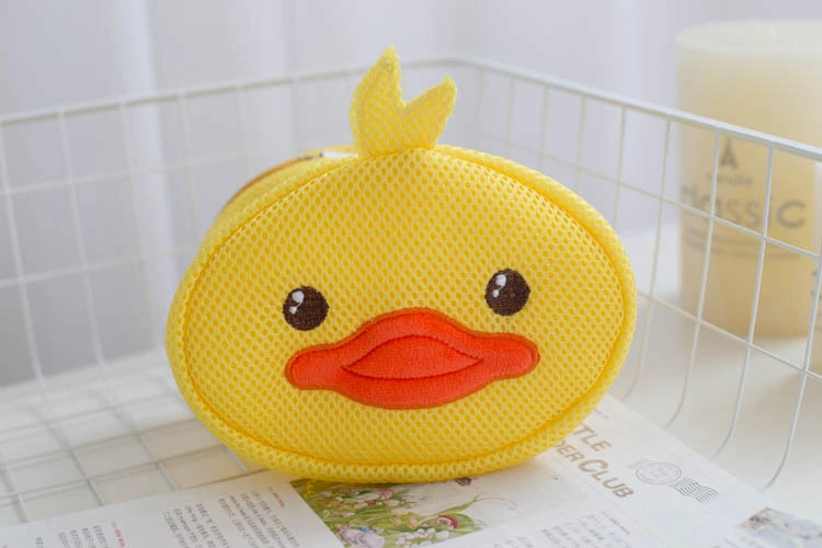 Cartoon mesh bra washing bag