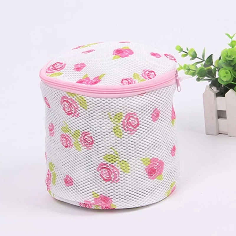 Double layer printing bra underwear laundry bag