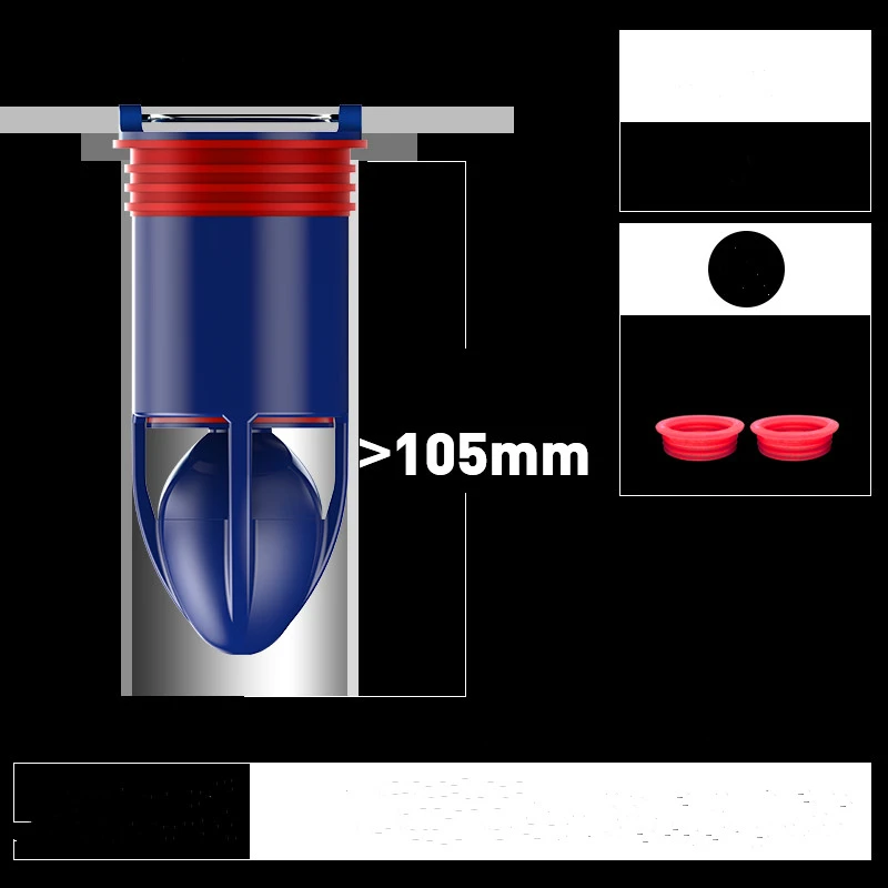 Toilet floor drain inner core