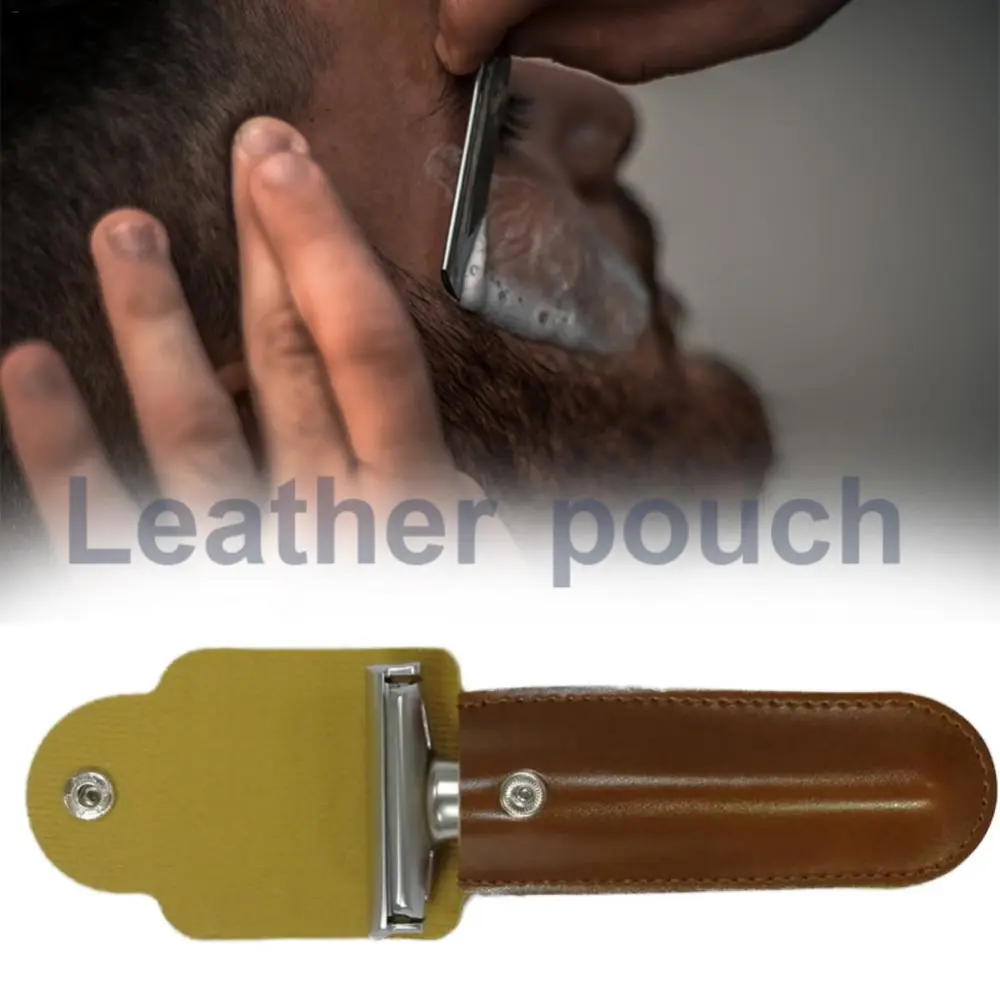 Leather shaver cover