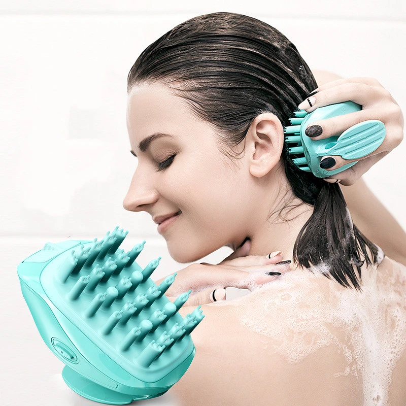 Sonic vibration shampoo electric brush