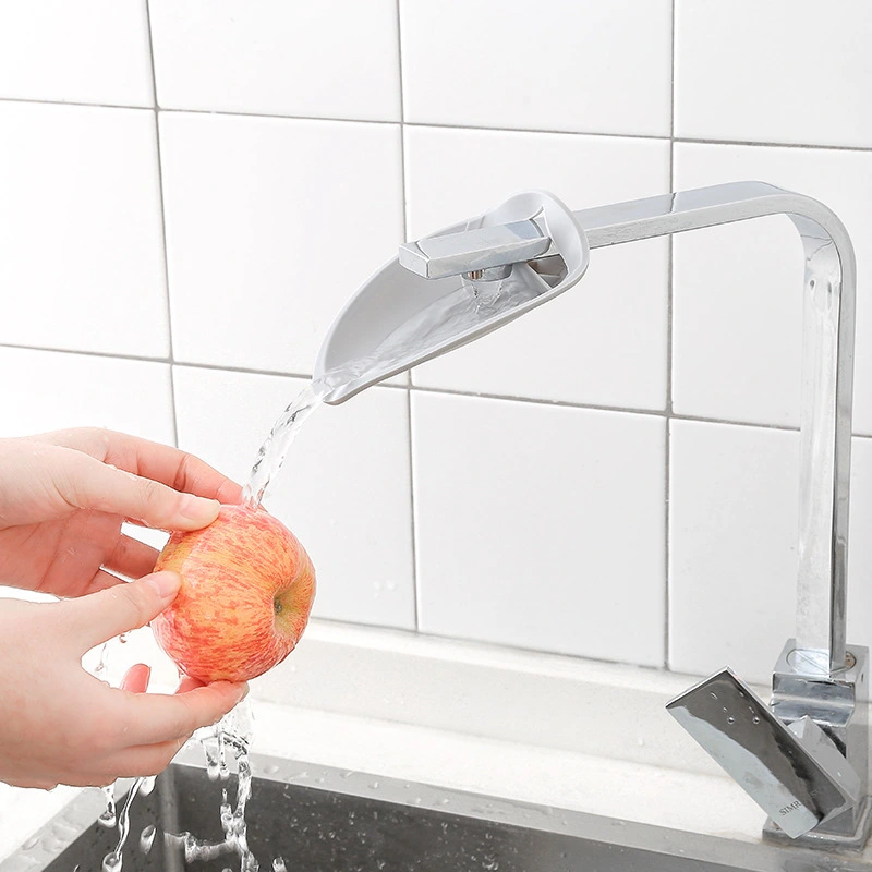 Faucet extended hand washer