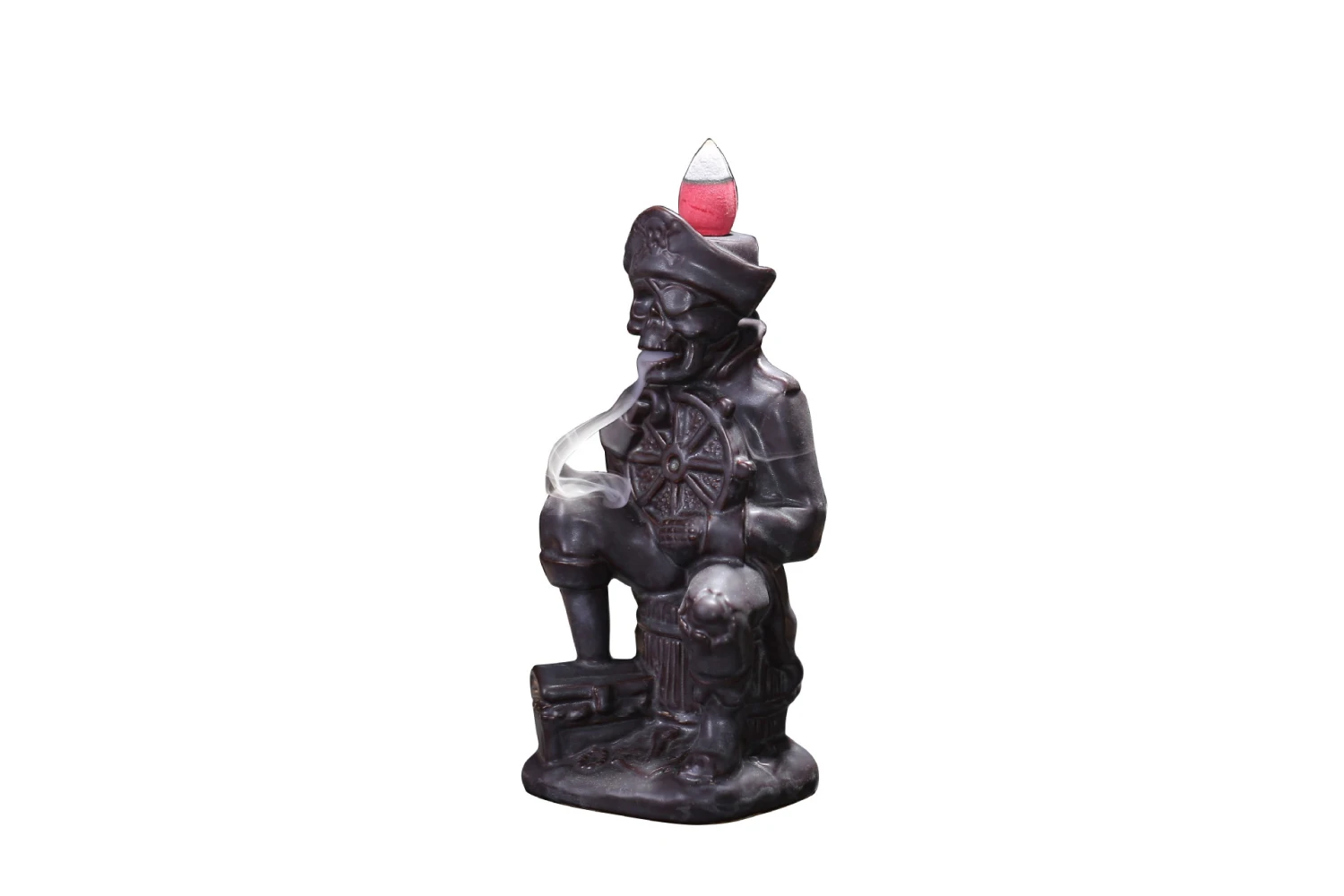 Character Skull Pirate Skull Pirate Backflow Incense Burner