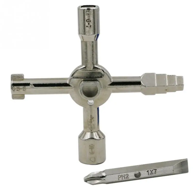 Triangle key wrench in multi-function electric control cabinet