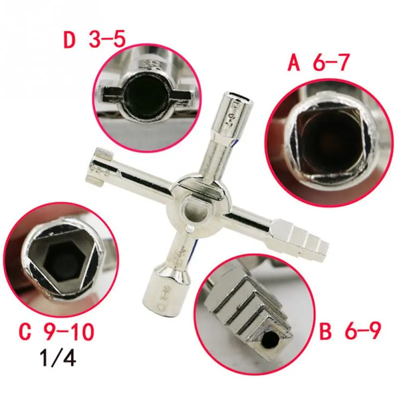 Triangle key wrench in multi-function electric control cabinet