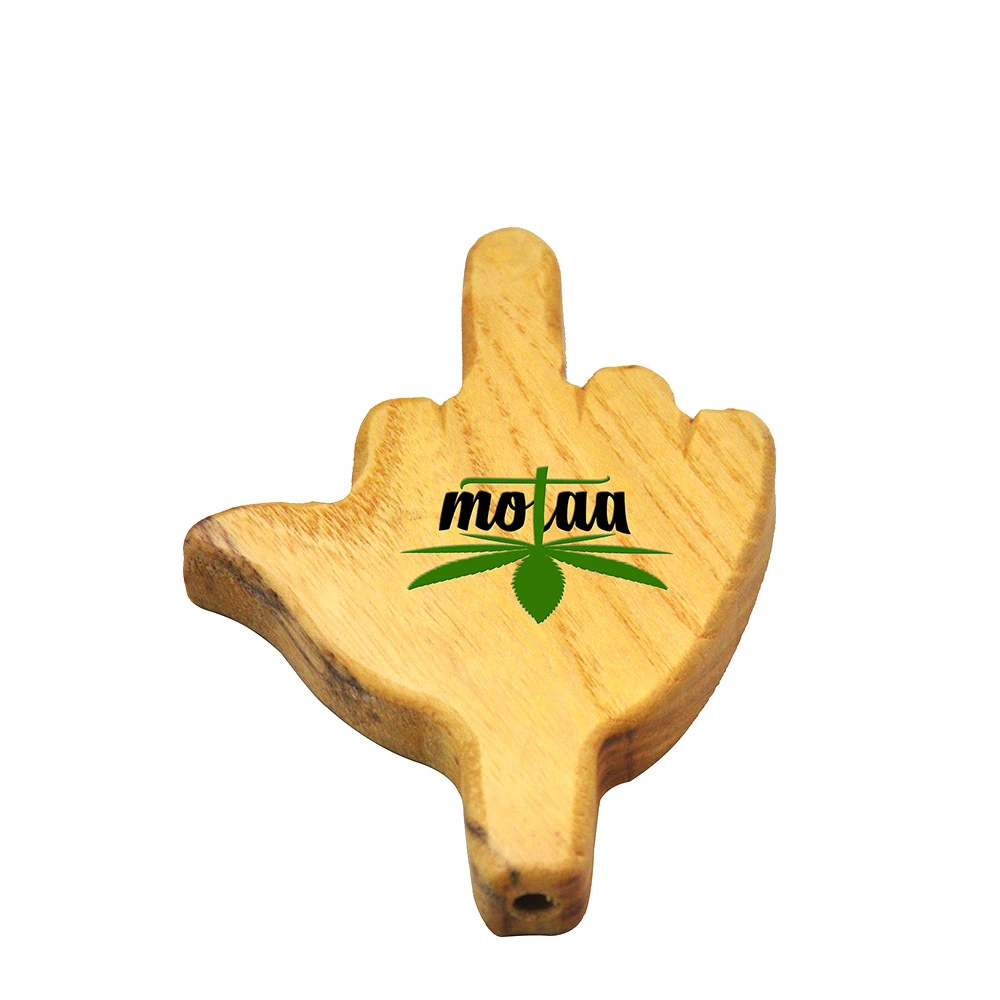 Five-finger palm wood pipe