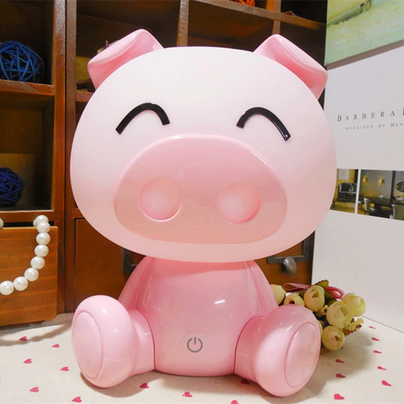 Cartoon Pig Small Night Lamp