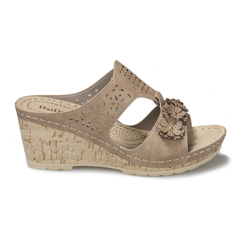 Sandals Women's Car Line Mother Shoes Sandals Wedge Slippers