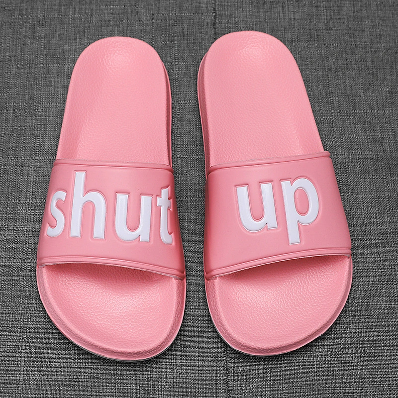 Summer Slippers Ladies Fashion Breathable Outdoor Non-Slip Sandals Home Bathroom Open-Toed Flip Flops